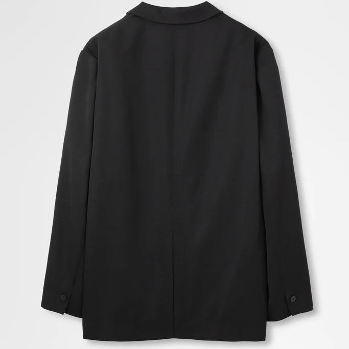 Single-Breasted Jacket in Wool Gabardine
