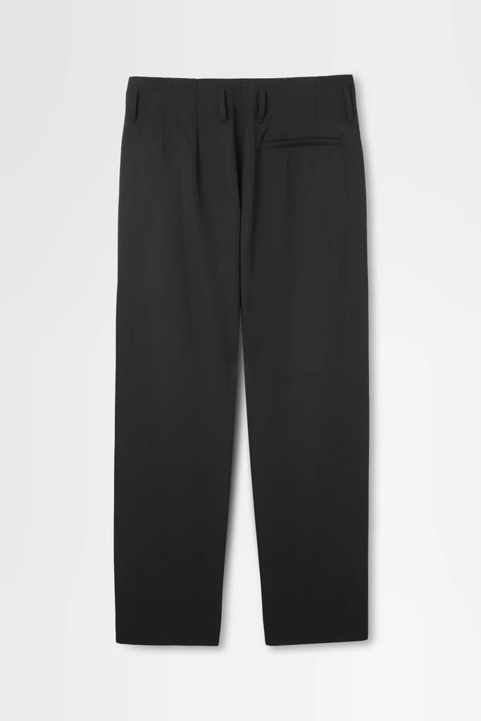5 Tuck Trousers in Wool Gabardine