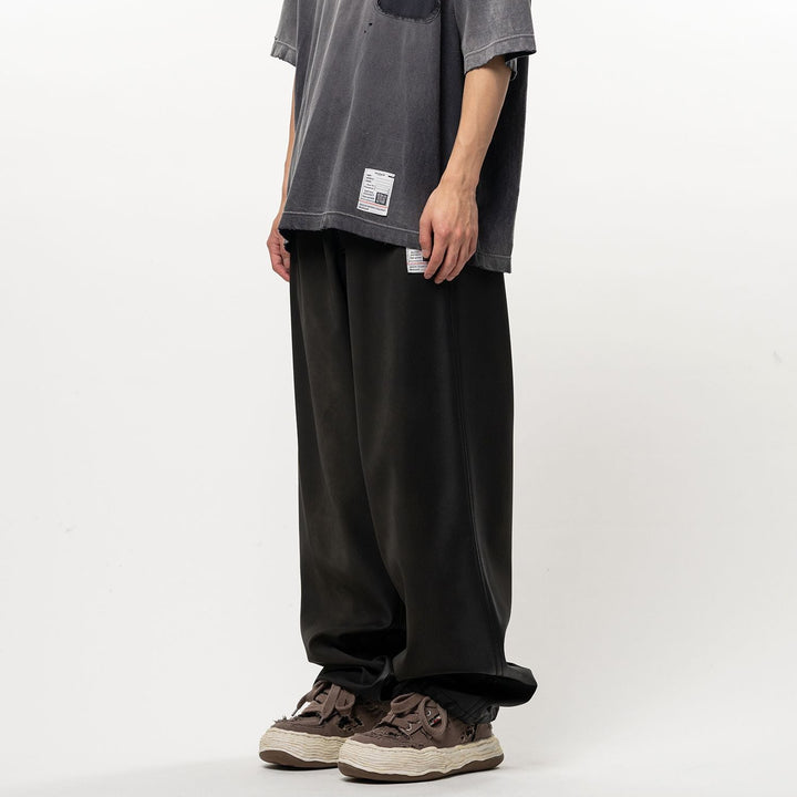 Coated Wide Pants