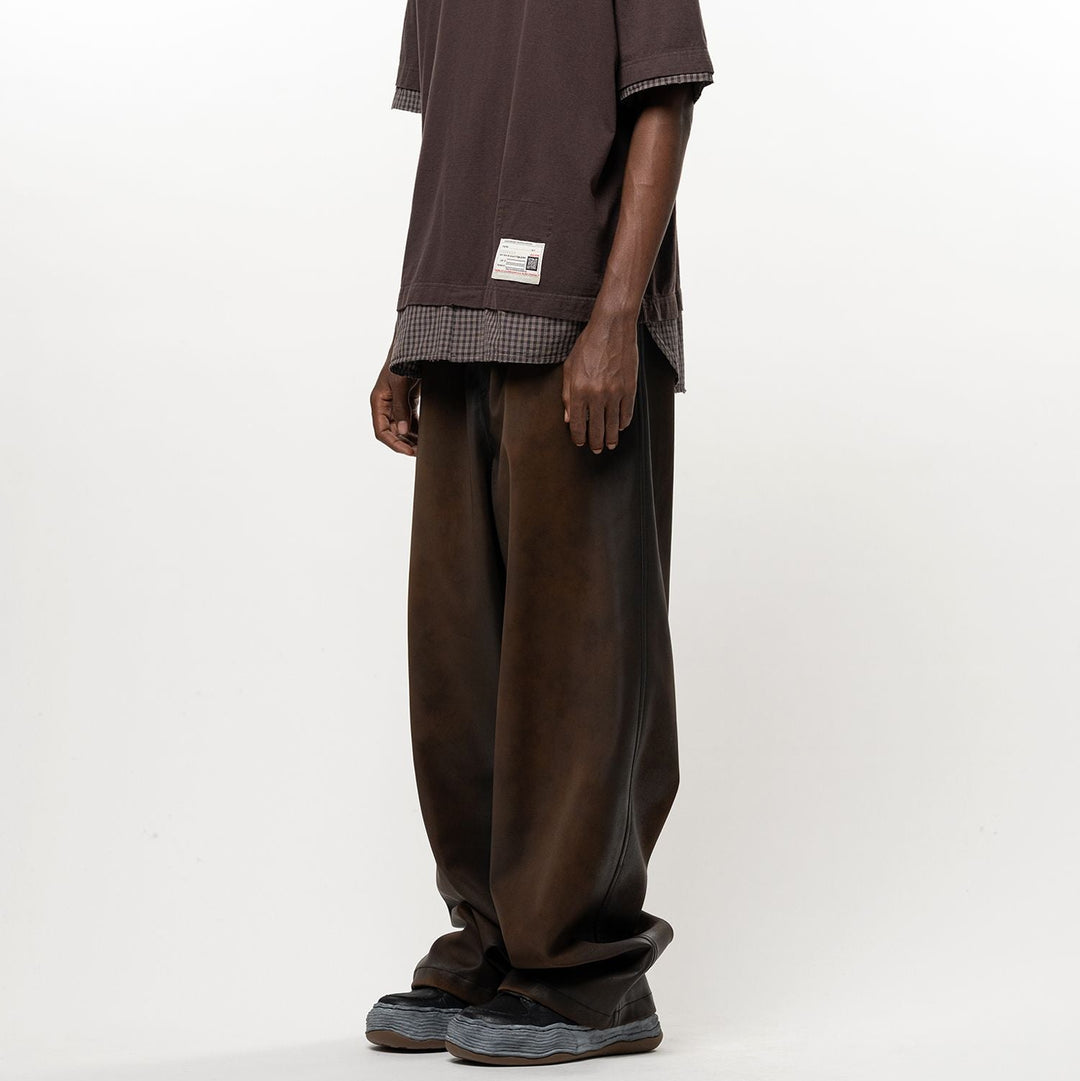 Coated Wide Pants