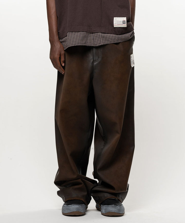 Coated Wide Pants
