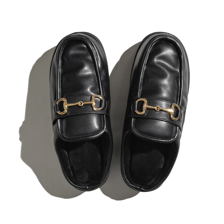 DOTS PLATFORM LOAFER BLACK