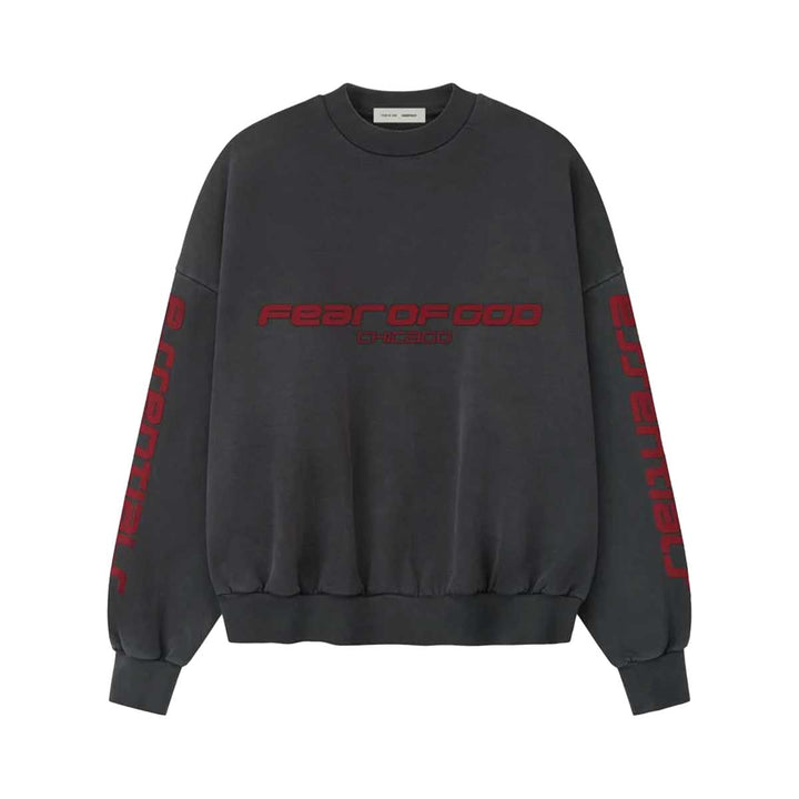 Chicago Heavy Fleece Cropped Sweatshirt