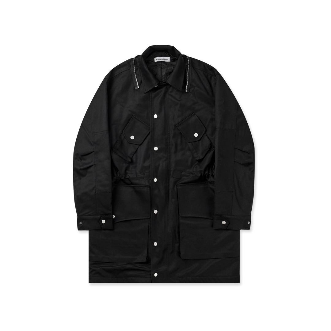 Wool Cargo Fishtail Parka