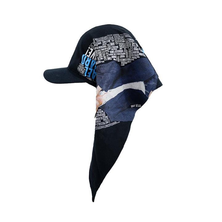 Regenerated Graphic T-Shirts Veiled Cap【B】