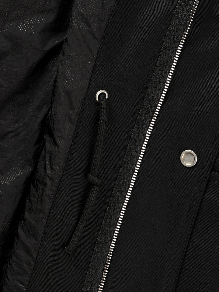 Wool Cargo Fishtail Parka