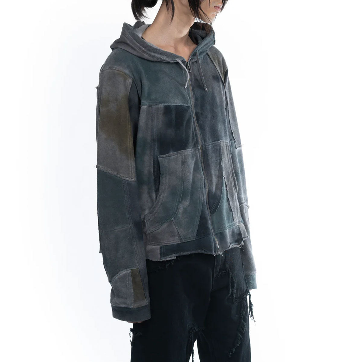 ANT/ANTI(アントアンチ) | Scrap Zipup Warm Oil パーカー