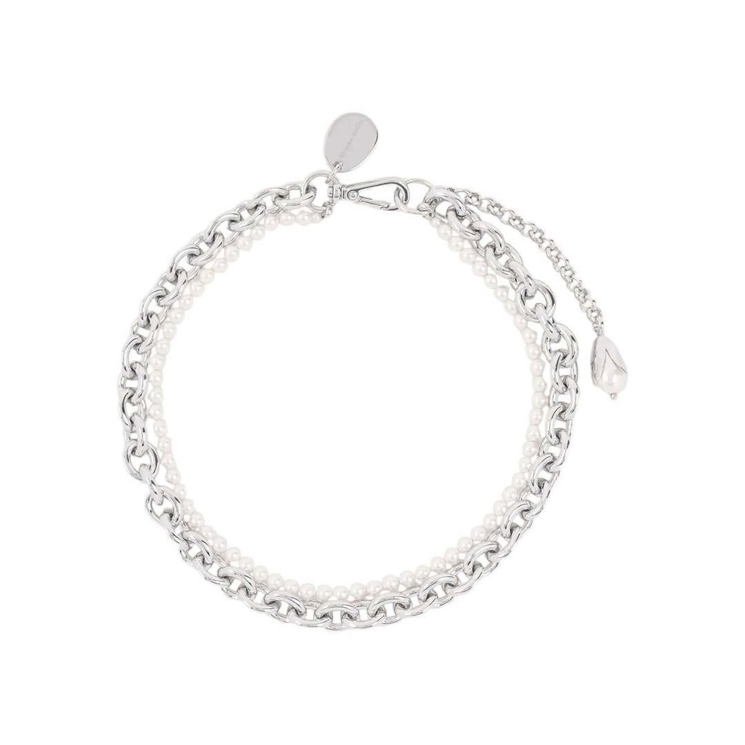 Simone Rocha - PEARL & CHAIN CHOKER NECKLACE