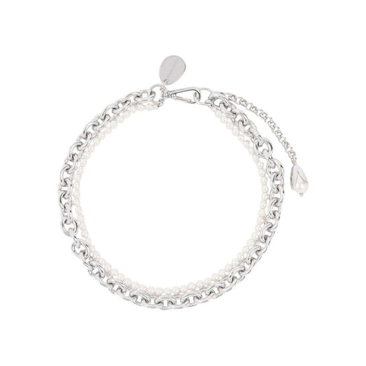Simone Rocha - PEARL & CHAIN CHOKER NECKLACE