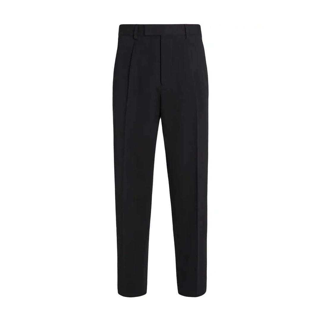 ZEGNA - COTTON AND WOOL PANTS