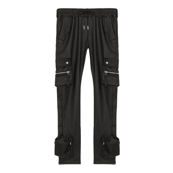 TYPE-4 SLIM STRETCH WAX CARGO PANTS