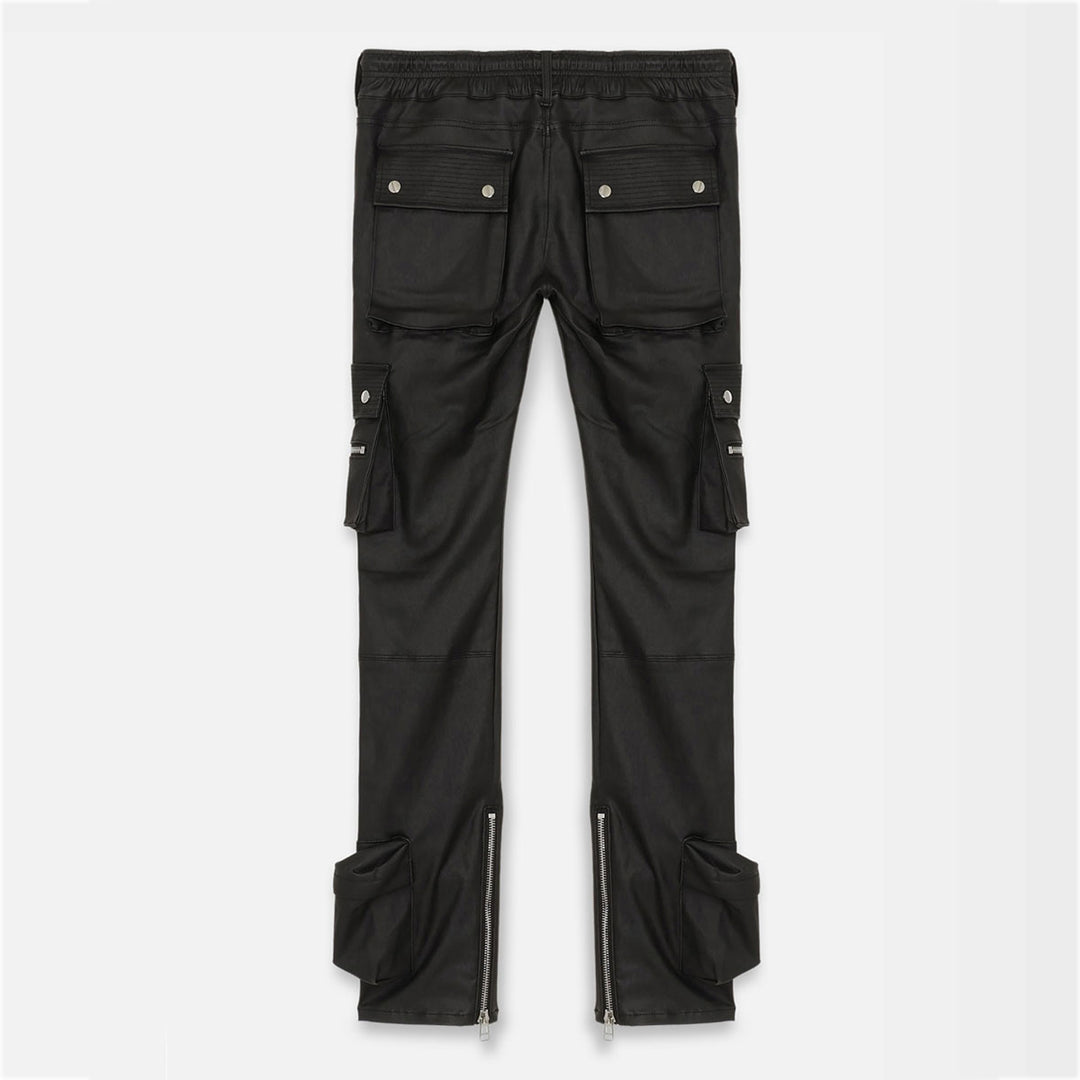 TYPE-4 SLIM STRETCH WAX CARGO PANTS