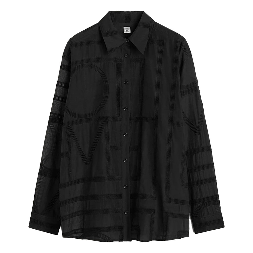 TOTEME (トーテム) | Classic crochet shirt シャツ