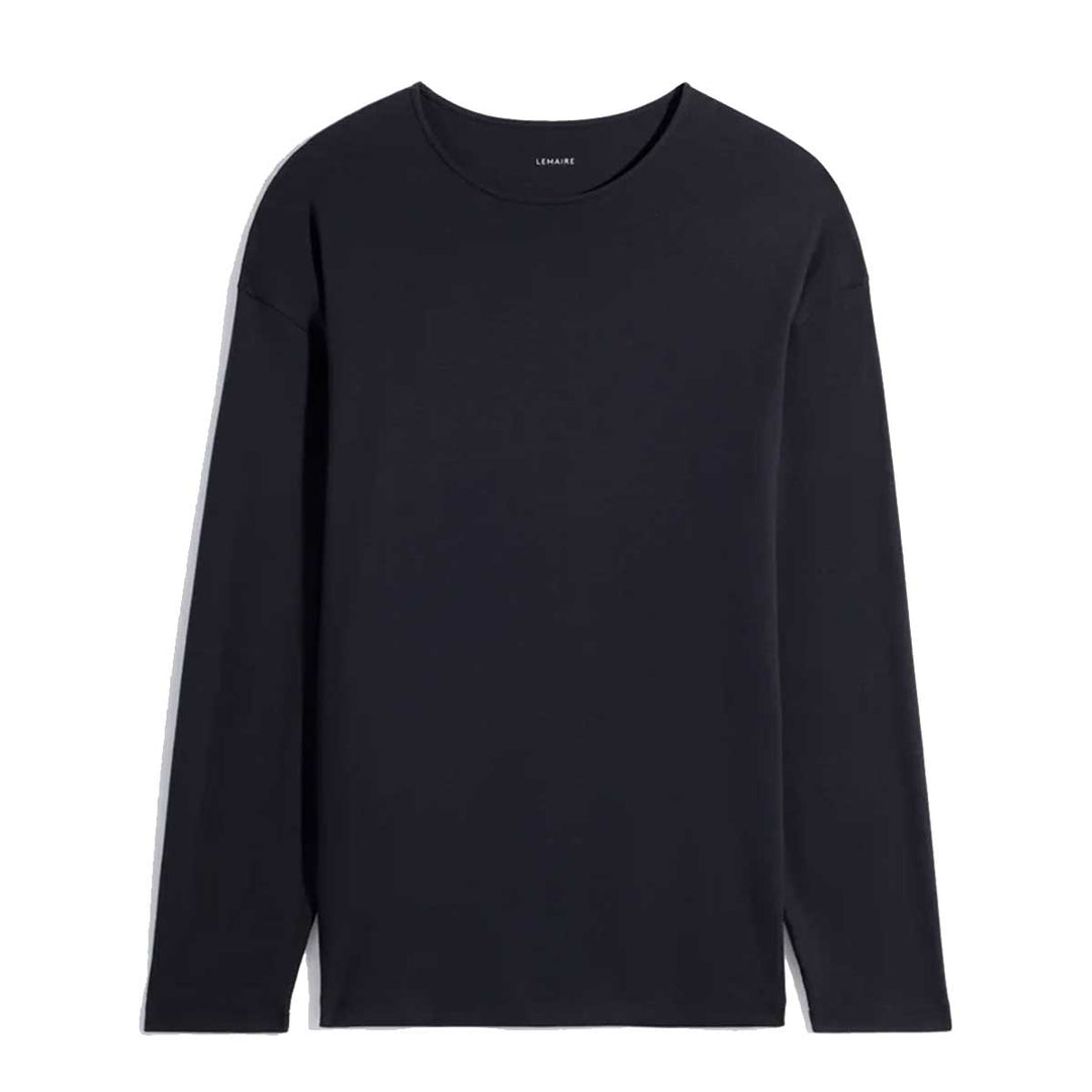 LEMAIRE - コットンシルクインターロックの長袖Tシャツ