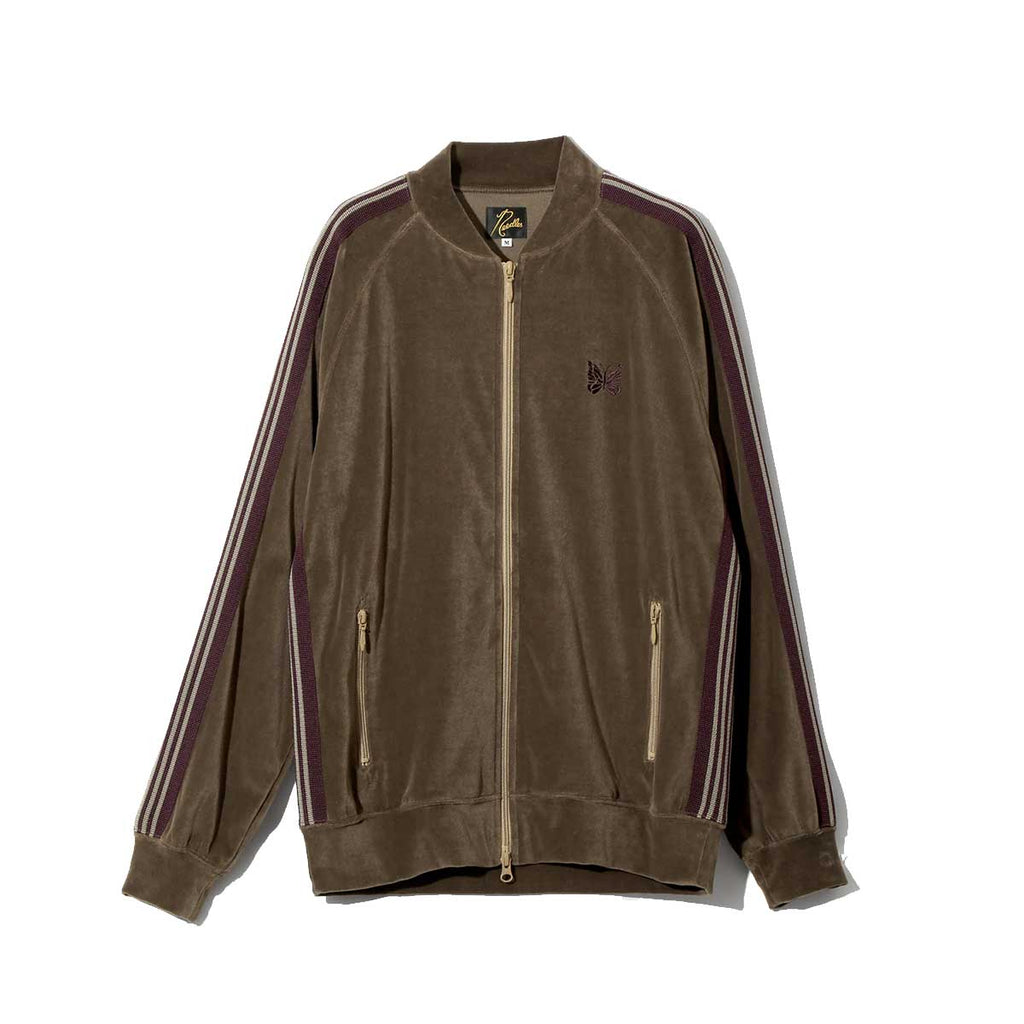 Rib Collar Track Jacket - C/PE Velour | Why are you here?