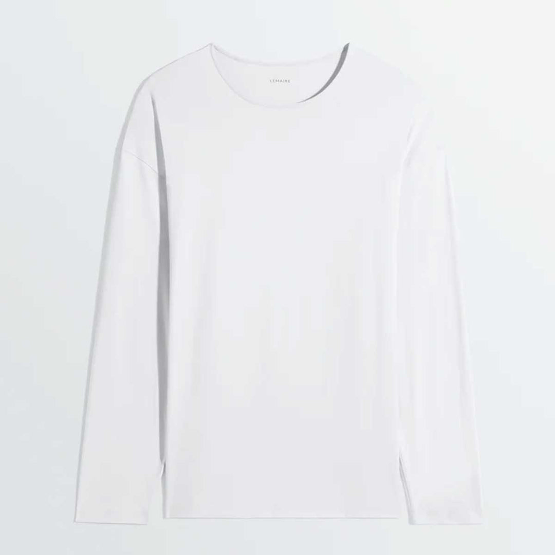 LEMAIRE - コットンシルクインターロックの長袖Tシャツ