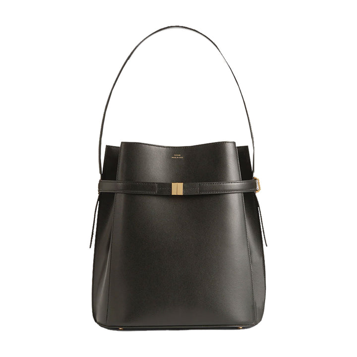 TOTEME - Belted leather bucket bag