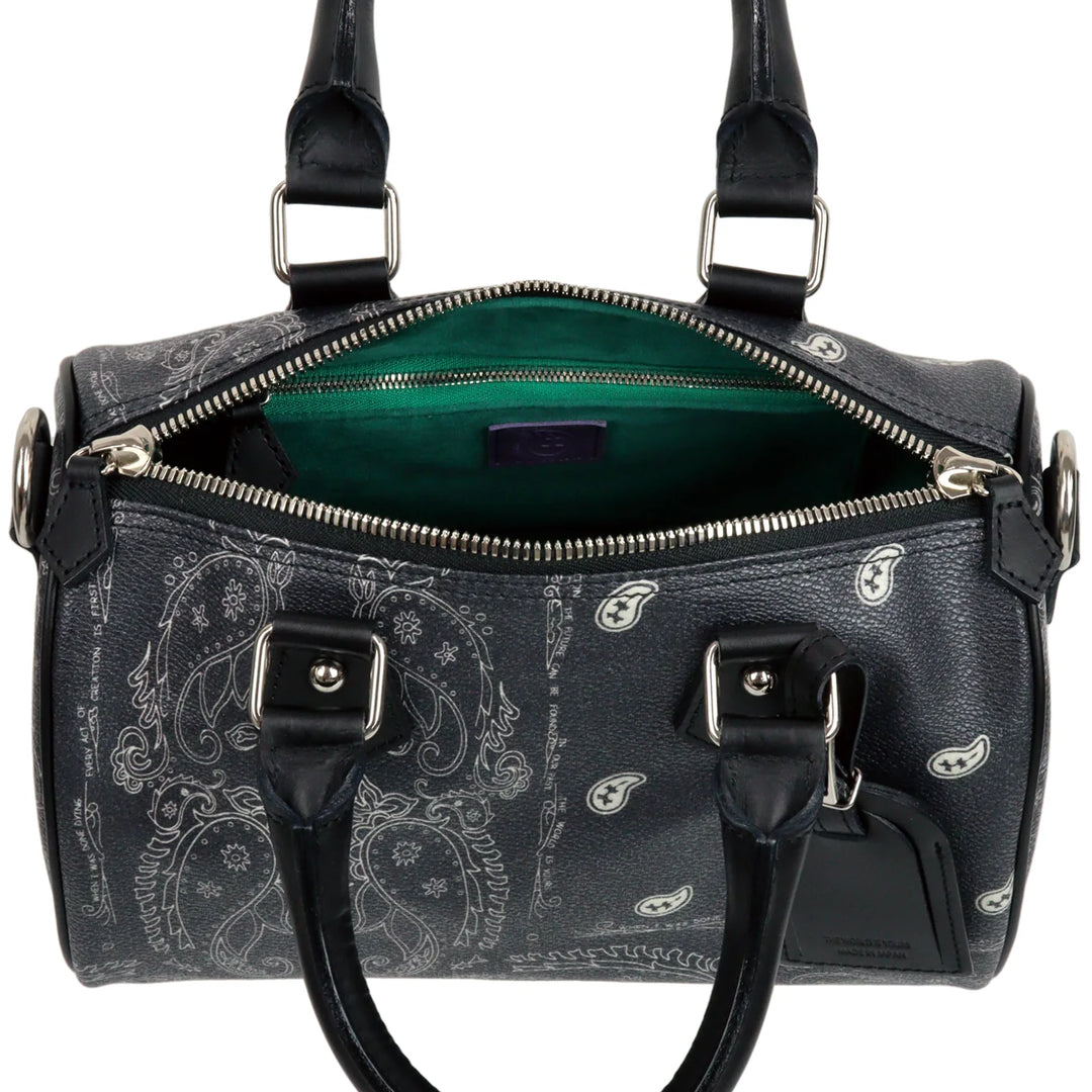 Paisley Boston Mini Bag(SILVER)