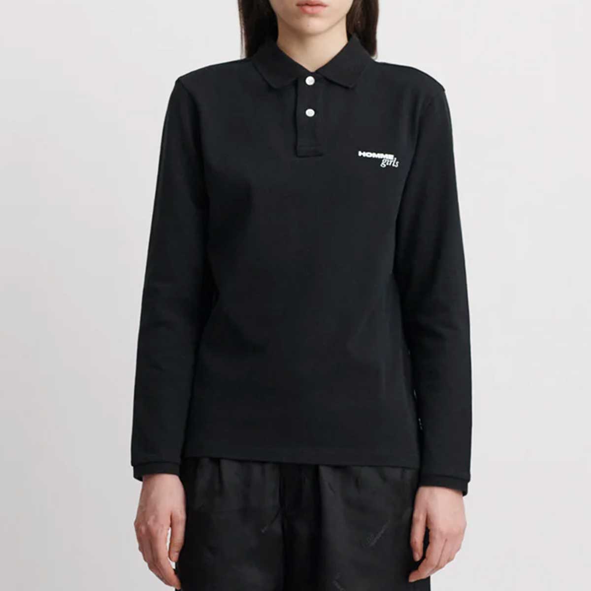 HommeGirls(オムガールズ)| LONG SLEEVE PIQUE POLO