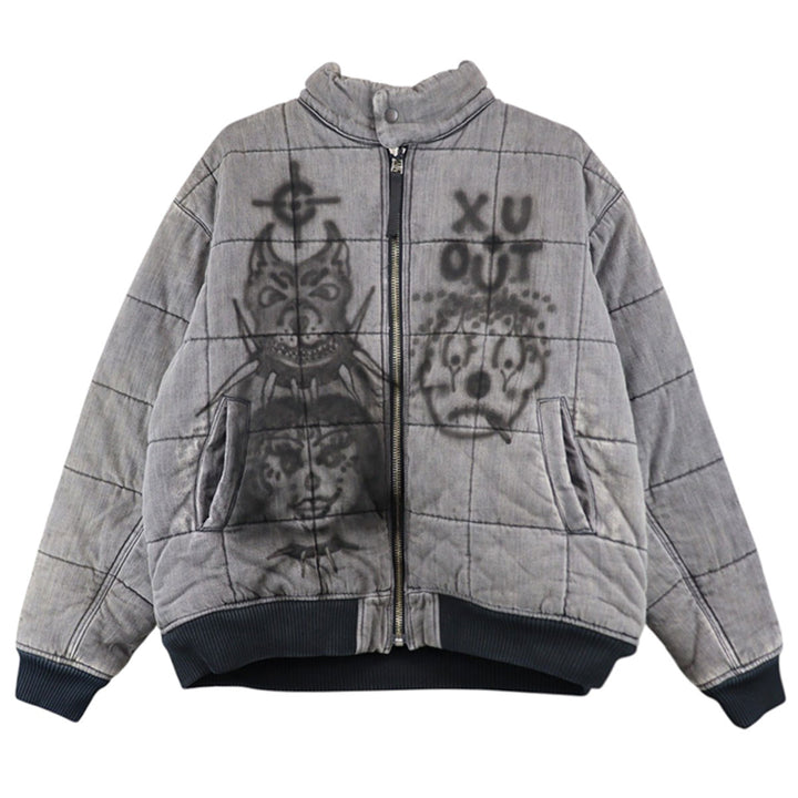 HAND PAINTED QUILTED JACKET