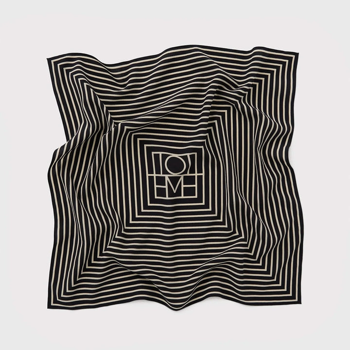 TOTEME - Signature monogram silk scarf