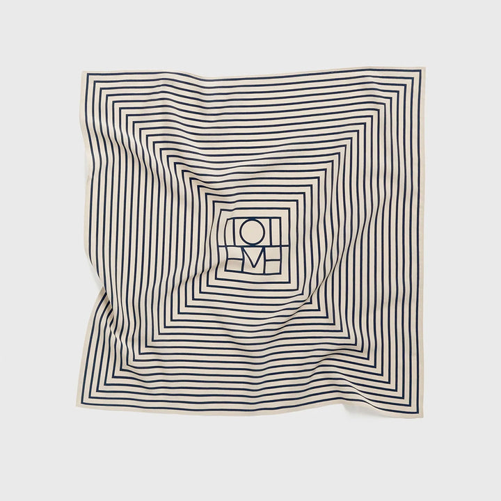 TOTEME - Signature monogram silk scarf