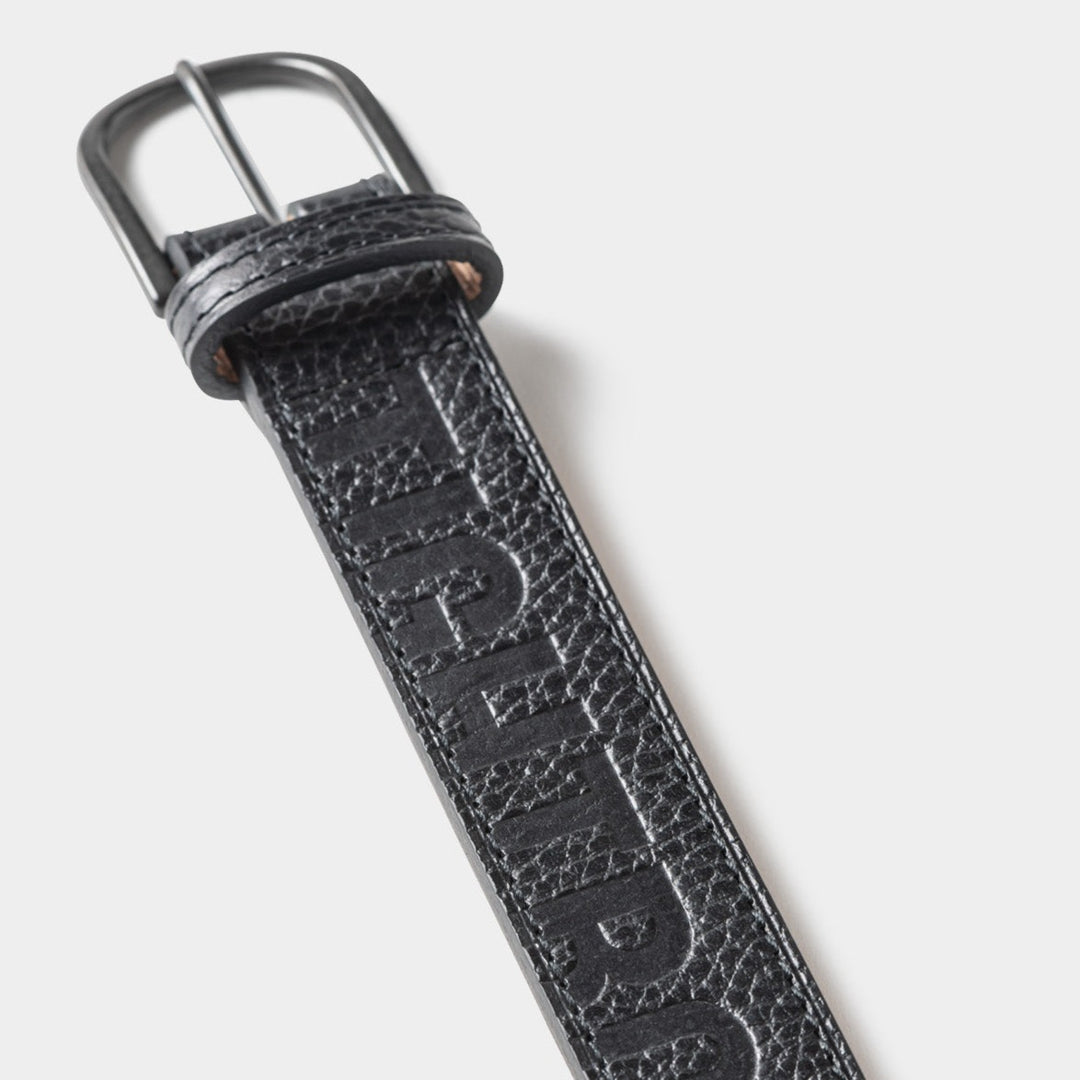 TIGHTBOOTH - LEATHER LOGO BELT