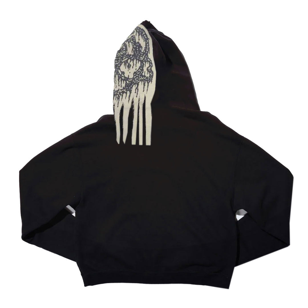 PUNK PATCH 1/4 ZIP PULLOVER HOODIE
