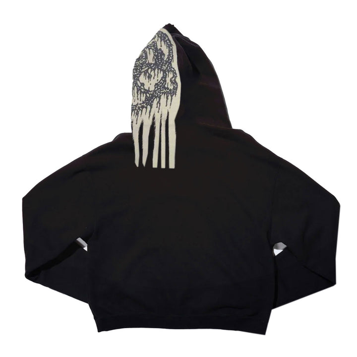 PUNK PATCH 1/4 ZIP PULLOVER HOODIE