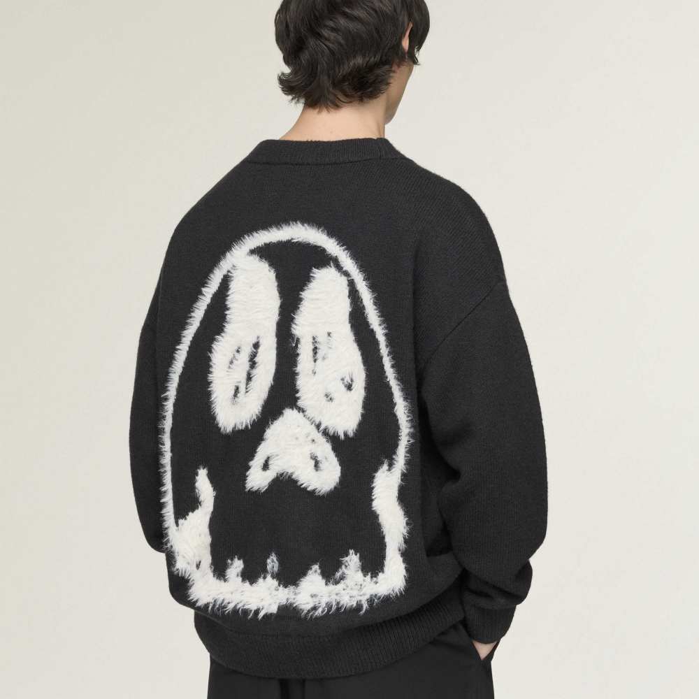 Y-3 CHITO GRAPHIC KNITTED CARDIGAN