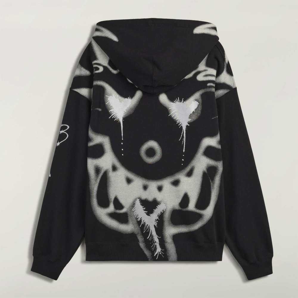 Y-3 CHITO GRAPHIC FRENCH TERRY ZIP HOODIE