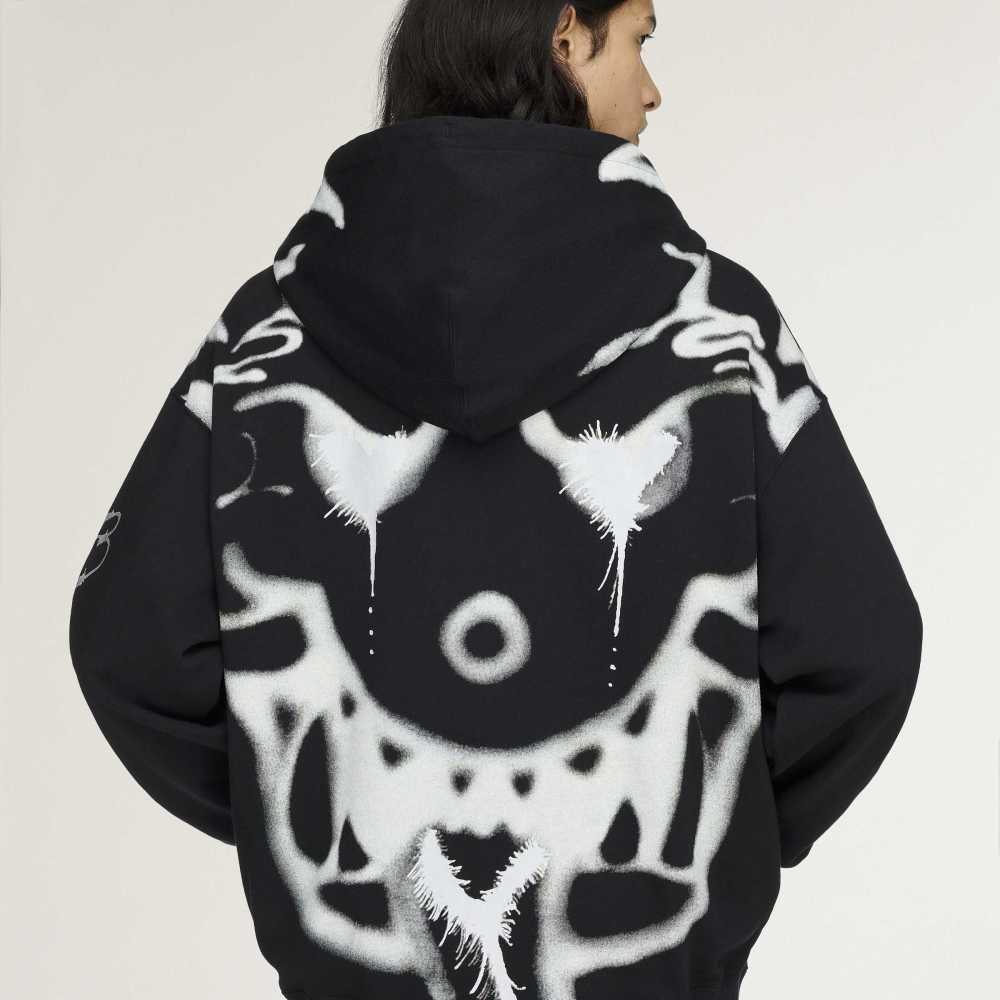 Y-3 CHITO GRAPHIC FRENCH TERRY ZIP HOODIE