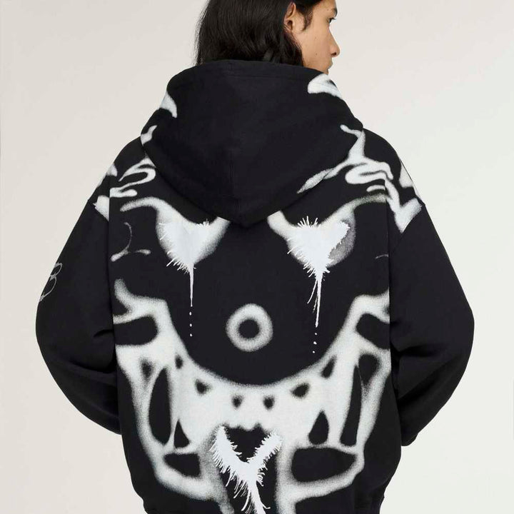 Y-3 CHITO GRAPHIC FRENCH TERRY ZIP HOODIE