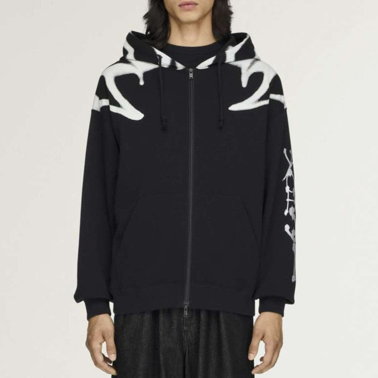 Y-3 CHITO GRAPHIC FRENCH TERRY ZIP HOODIE