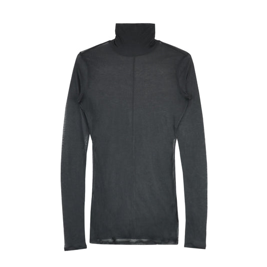 black turtleneck top