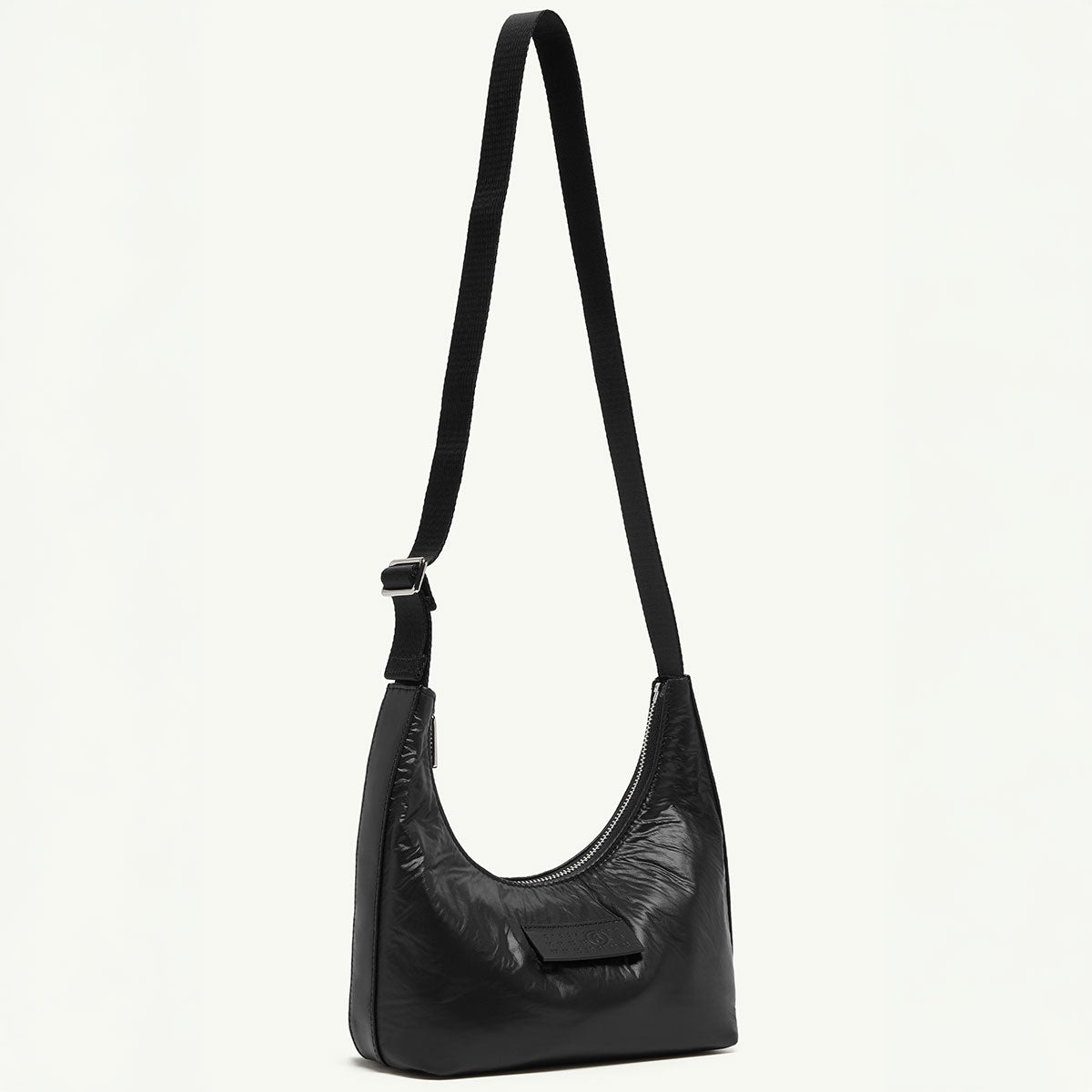 MM6 関税込 Hobo バッグ MAXX NEW YORK SHOULDER HOBO SATCHEL TOTE BAG BLACK PEBBLE