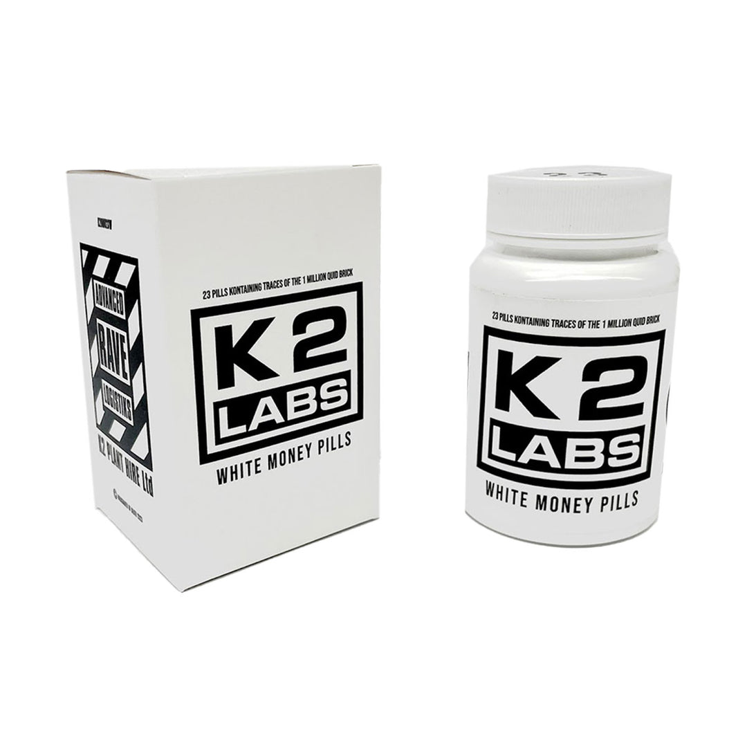JIMMY CAUTY - K2 LABS MONEY MONEY MONEY PILLS PILLS PILLS (White)
