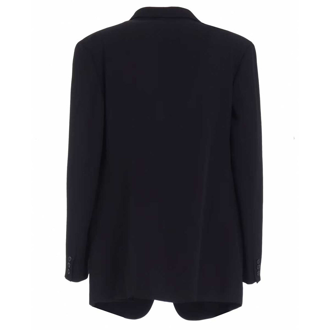 WOOL GABARDINE LEFT AND RIGHT CHANGE POCKET JACKET