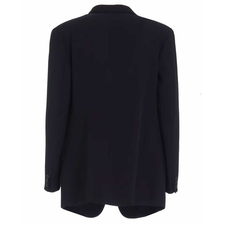 WOOL GABARDINE LEFT AND RIGHT CHANGE POCKET JACKET