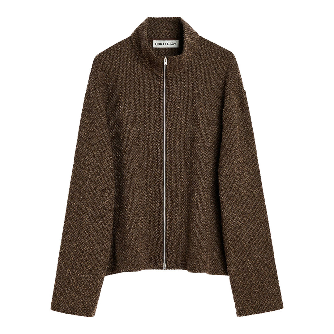 OUR LEGACY - SHRUNKEN FULLZIP POLO