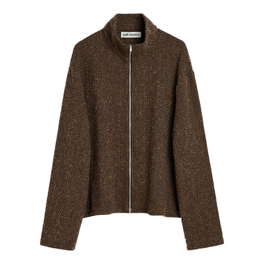 OUR LEGACY - SHRUNKEN FULLZIP POLO