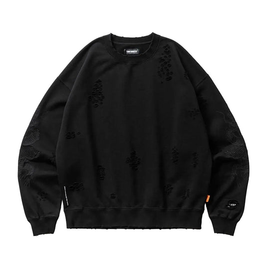 DAMAGE CREW SWEAT - TIGHTBOOTH x DELUXE