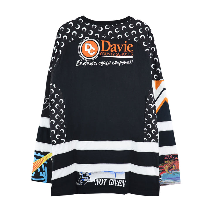 Regenerated graphic-print hockey jersey【M size】