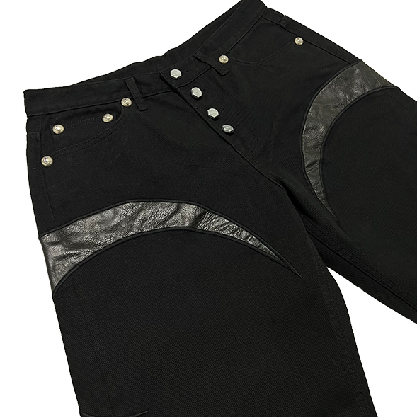 TC All Leather Denim Pant - THUG CLUB