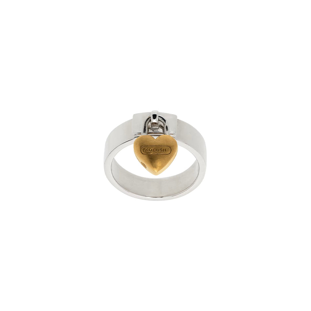 HEART PADLOCK RING