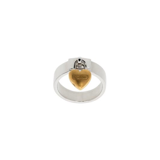 HEART PADLOCK RING