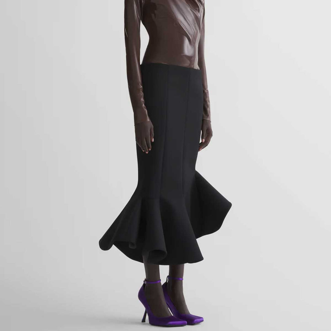 Mugler - black mermaid skirt