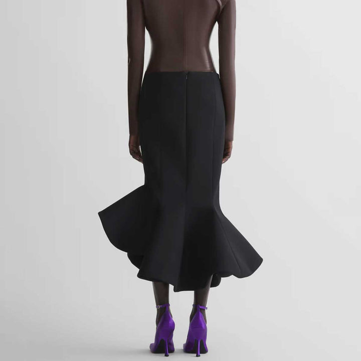 Mugler - black mermaid skirt