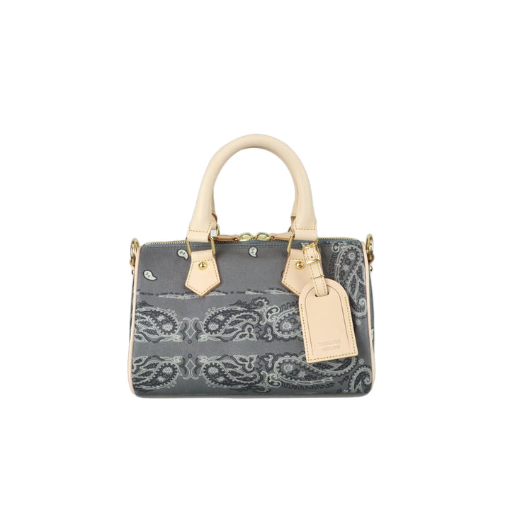 Paisley Boston Mini Bag(GOLD)