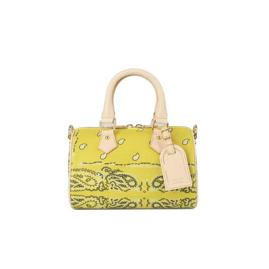 Paisley Boston Mini Bag(GOLD)